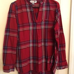 Old Navy Women’s Plaid Blouse size M